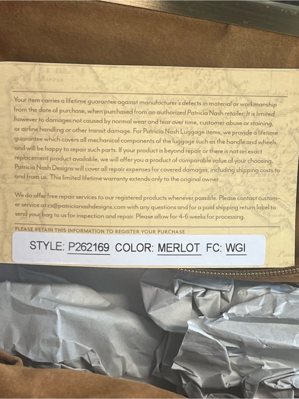 Patricia Nash Mia Frame bag new - Picture 16 of 16